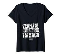 Mujer John Wick Sí, Estoy Pensando Que Estoy de Vuelta Camiseta Cuello V