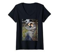 Mujer John William Waterhouse Boreas Camiseta Cuello V