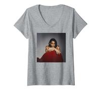 Mujer Johnny Depp Cry-Baby Actor de Michael Grecco Camiseta Cuello V