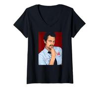 Mujer Johnny Knoxville Duques De Hazzard Jackass por Michael Grecco Camiseta Cuello V
