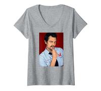 Mujer Johnny Knoxville Jackass Dukes of Hazzard por Michael Grecco Camiseta Cuello V