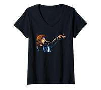 Mujer Jon Bon Jovi Cardiff Estos Días Tour 1995 Camiseta Cuello V