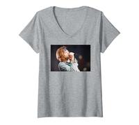 Mujer Jon Bon Jovi En Cardiff Estos Días Tour 1995 Camiseta Cuello V