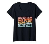 Mujer JONE WASTE YORE Divertido Te Extraño Jone Waste Yore Toye Monme Camiseta Cuello V