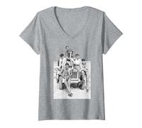 Mujer Journeys To Glory Era Spandau Ballet Retrato 1981 Camiseta Cuello V