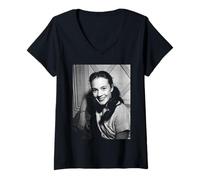 Mujer Joven Julie Andrews Rising Theatre Star Sonido De La Música Camiseta Cuello V