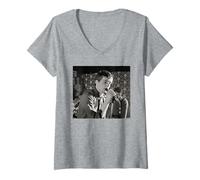 Mujer Joy Division Live Ian Curtis Peter Hook 1979 Martin O'Neill Camiseta Cuello V