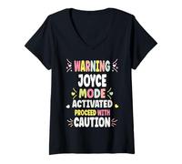 Mujer Joyce Personalized Women's Gift Custom Joyce Camiseta Cuello V