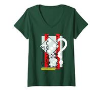 Mujer Juego de Mesa Monopoly Take A Chance Retro Camiseta Cuello V