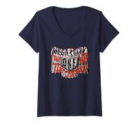 Mujer Juez Dredd Mega-City Uno Abajo con Los Jueces 2000 AD Comic Camiseta Cuello V