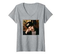 Mujer Julia Niño El Chef Francés Cocinando En Casa Michael Grecco Camiseta Cuello V