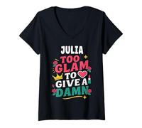 Mujer Julia Personalized Women's Gift Custom Julia Camiseta Cuello V