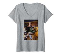 Mujer Julie Andrews El Sonido de la música 1989 por Michael Grecco Camiseta Cuello V