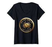 Mujer Jun Fang Gung Fu Jeet Kune Do JKD Artes Marciales Mixtas Camiseta Cuello V