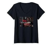 Mujer Jurassic Park Dr. Ian Malcolm Right All The Time Camiseta Cuello V