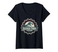 Mujer Jurassic Park Welcome to Jurassic Park Camiseta Cuello V