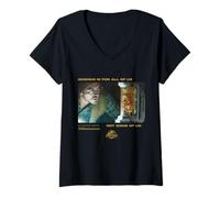 Mujer Jurassic World Rebirth Henry Loomis Science Is For All of Us Camiseta Cuello V