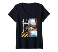 Mujer Jurassic World Rebirth Quetzalcoatlus Covert Mission Camiseta Cuello V