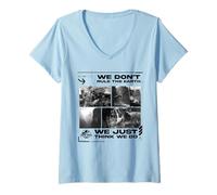Mujer Jurassic World Rebirth We Don’t Rule The Earth Camiseta Cuello V