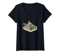 Mujer Jurassic World Triceratops Specs Camiseta Cuello V