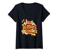 Mujer Just 10 More Minutes Night Owl Camisón Camisón Sleepyheads Camiseta Cuello V