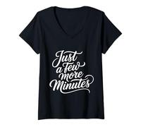 Mujer Just A Few More Minutes - Camiseta Cuello V