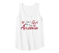 Mujer Just a Girl Who Loves Arizona. Cute Women's Teen Girls Tween Camiseta sin Mangas