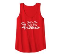 Mujer Just a Girl Who Loves Arizona. Cute Women's Teen Girls Tween Camiseta sin Mangas