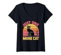 Mujer Just A Girl Who Loves Cats Camiseta Cuello V