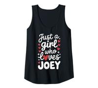 Mujer Just A Girl Who Loves Joey T-Shirt Cute Joey Camiseta sin Mangas