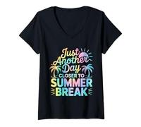 Mujer Just Another Day Closer To Summer Break Camiseta Cuello V