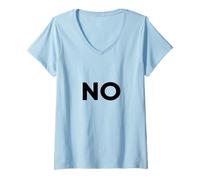 Mujer Just Say No For What's Wrong Graphic Tees & Cool Designs Camiseta Cuello V