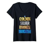 Mujer Justice League DC Across The Years Camiseta Cuello V