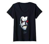 Mujer Justice League Lobo Portrait Camiseta Cuello V