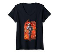 Mujer Justice League Lobo Unbound Bounty Hunter Camiseta Cuello V
