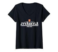 Mujer Jyvaskyla Finland/Suomi Camiseta Cuello V
