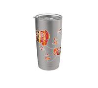 Mujer Kabyle Tafzimth de Amazigh - decoración de Argelia Vaso térmico de acero inoxidable de doble pared