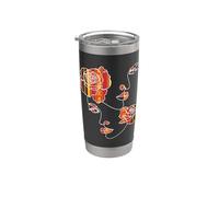 Mujer Kabyle Tafzimth de Amazigh - decoración de Argelia Vaso térmico de acero inoxidable de doble pared