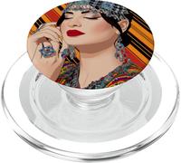 Mujer Kabyle y Las magníficas Joyas Kayle PopSockets PopGrip para MagSafe