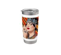 Mujer kabyle y las magníficas JOYAS KAYLE Vaso térmico de acero inoxidable de doble pared