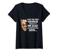 Mujer Kauf Dir Einen Haflinger Haben Sie Gesagt Camiseta Cuello V