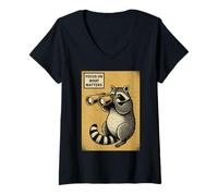 Mujer Kawaii Anime Manga Otaku Samurai Japan Ramen Y2K Cyberpunk Camiseta Cuello V