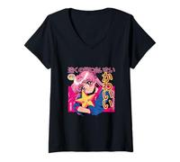 Mujer Kawaii Kanai Girl - Lindo arte de anime japonés Camiseta Cuello V