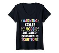 Mujer Kaylee Personalized Name Funny Cute Custom Kaylee Name Camiseta Cuello V