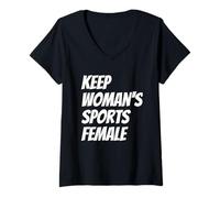 Mujer Keep Womans Sports Female Awesome Fair Play Tees Camiseta Cuello V