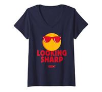 Mujer Kellogg's Cheez It Baked Snack Crackers Look Sharp Summer Camiseta Cuello V