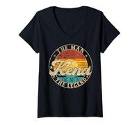 Mujer KENA The Man The Myth The Legend First Name Camiseta Cuello V