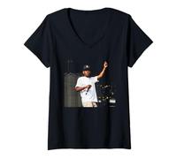 Mujer Kendrick Lamar Live T En El Parque Foto De Andy Willsher Camiseta Cuello V