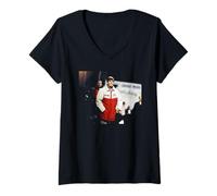 Mujer Kenny Dalglish Liverpool Manager Copa Mundial de Fútbol 1990 Camiseta Cuello V