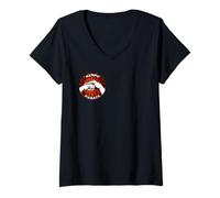 Mujer Kenpo Karate Camiseta Cuello V